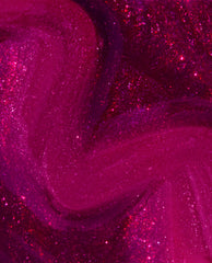 OPI Lincoln Park After Brunch Nail Lacquer swatch shows shimmering magenta-purple polish with fine glitter and glossy brushstroke texture in a close-up product detail.
