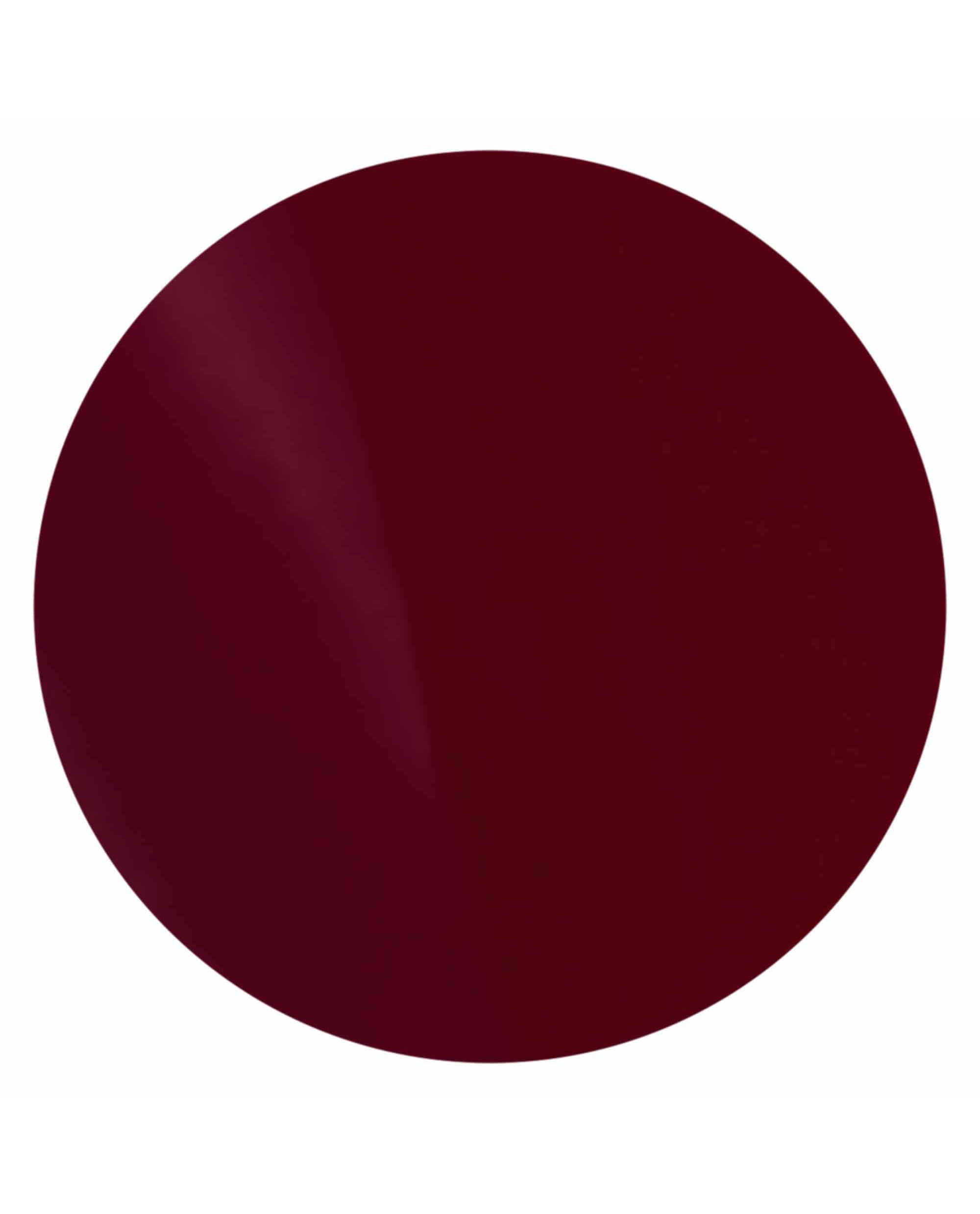 OPI Malaga Wine xPRESS/ON glossy deep burgundy nail color swatch shown as a round dot on a white background, ideal for rich fall nail colors.