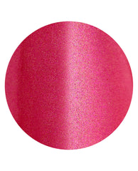 Malaga Glaze On Point artificial nail swatch shows vivid pink shimmer with fine gold sparkle on a white background, ideal for OPI fall nail colors.