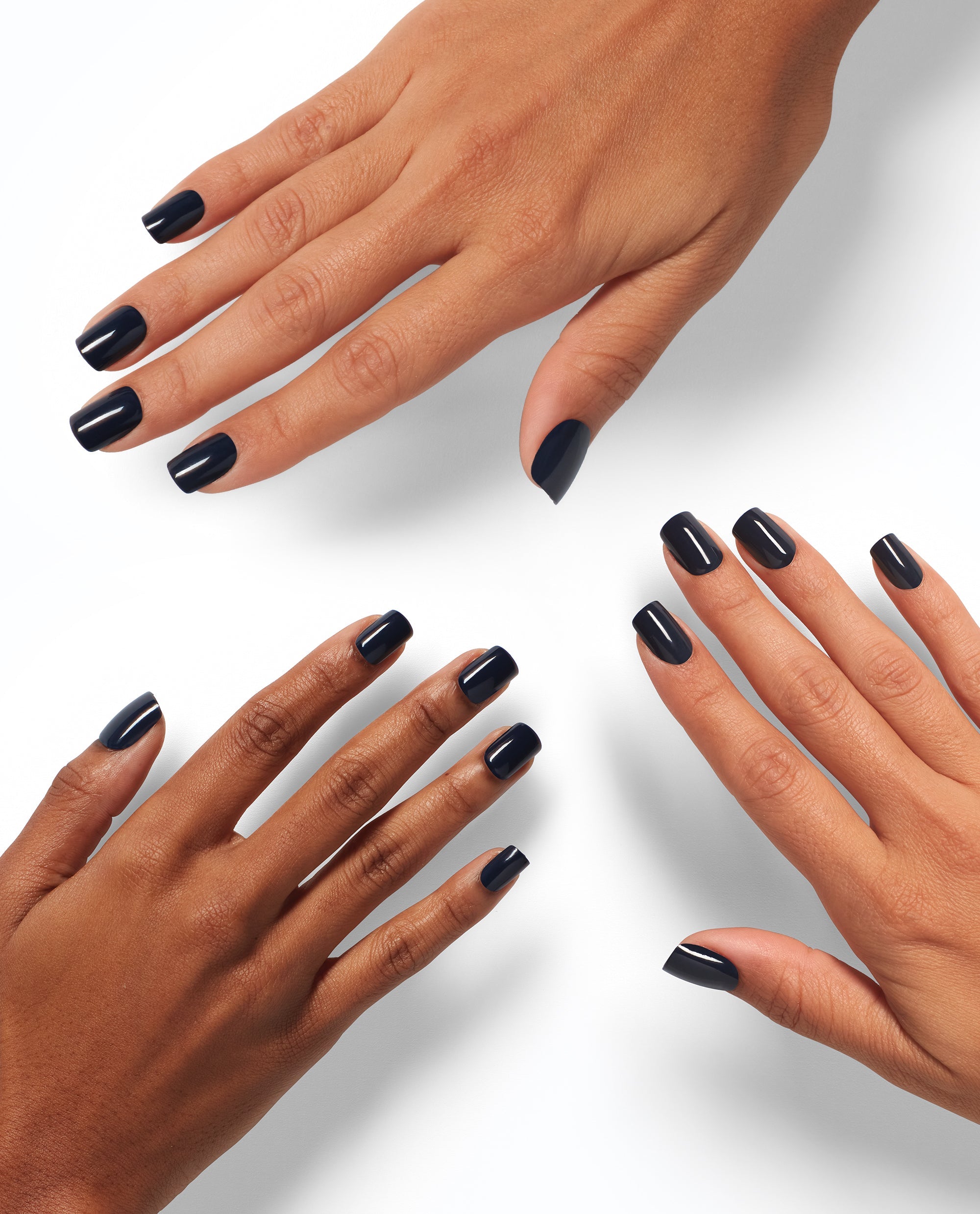 Midnight Mantra Dark Blue Press-on Nails Mani