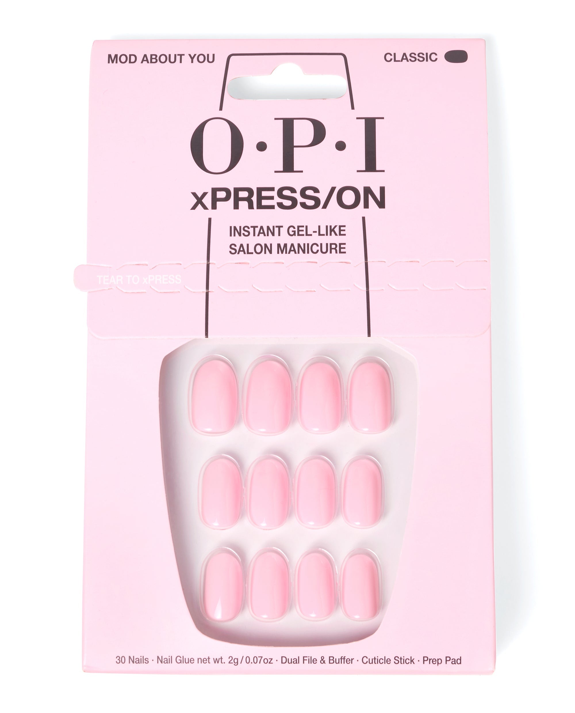 OPI Mod About You - Short Pink Press-on Nails