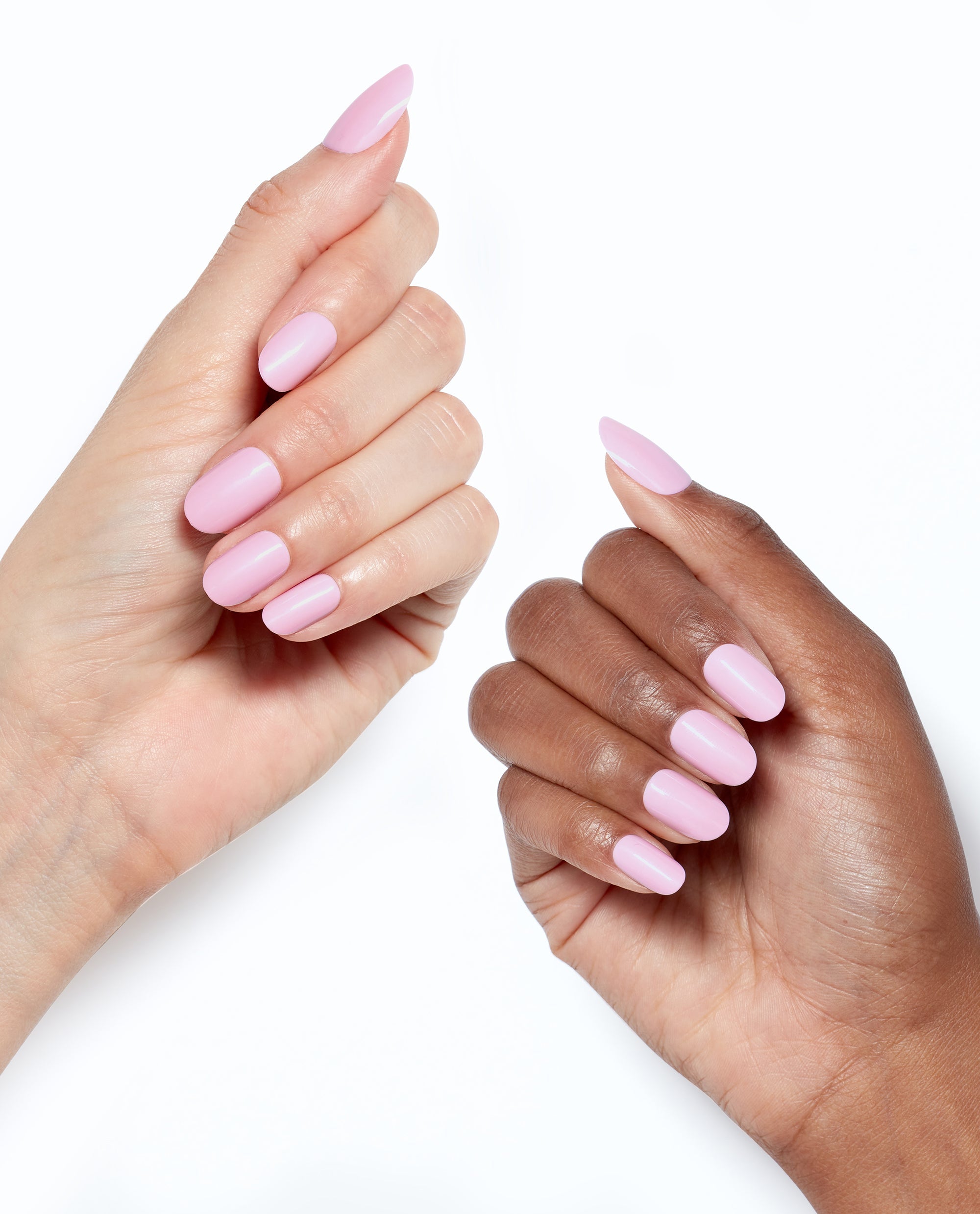 OPI Mod About You - Short Pink Press-on Nails Mani