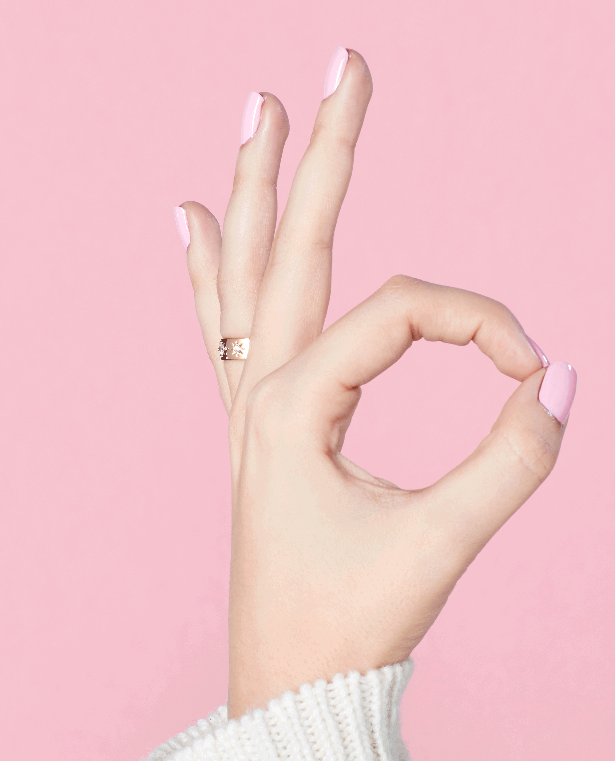 OPI Mod About You Pink Gel Nail Polish GIF