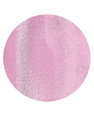 Mod About Chrome On Point swatch shows a soft pink chrome finish with dense silver shimmer, highlighting OPI fall nail colors on a clean white background.