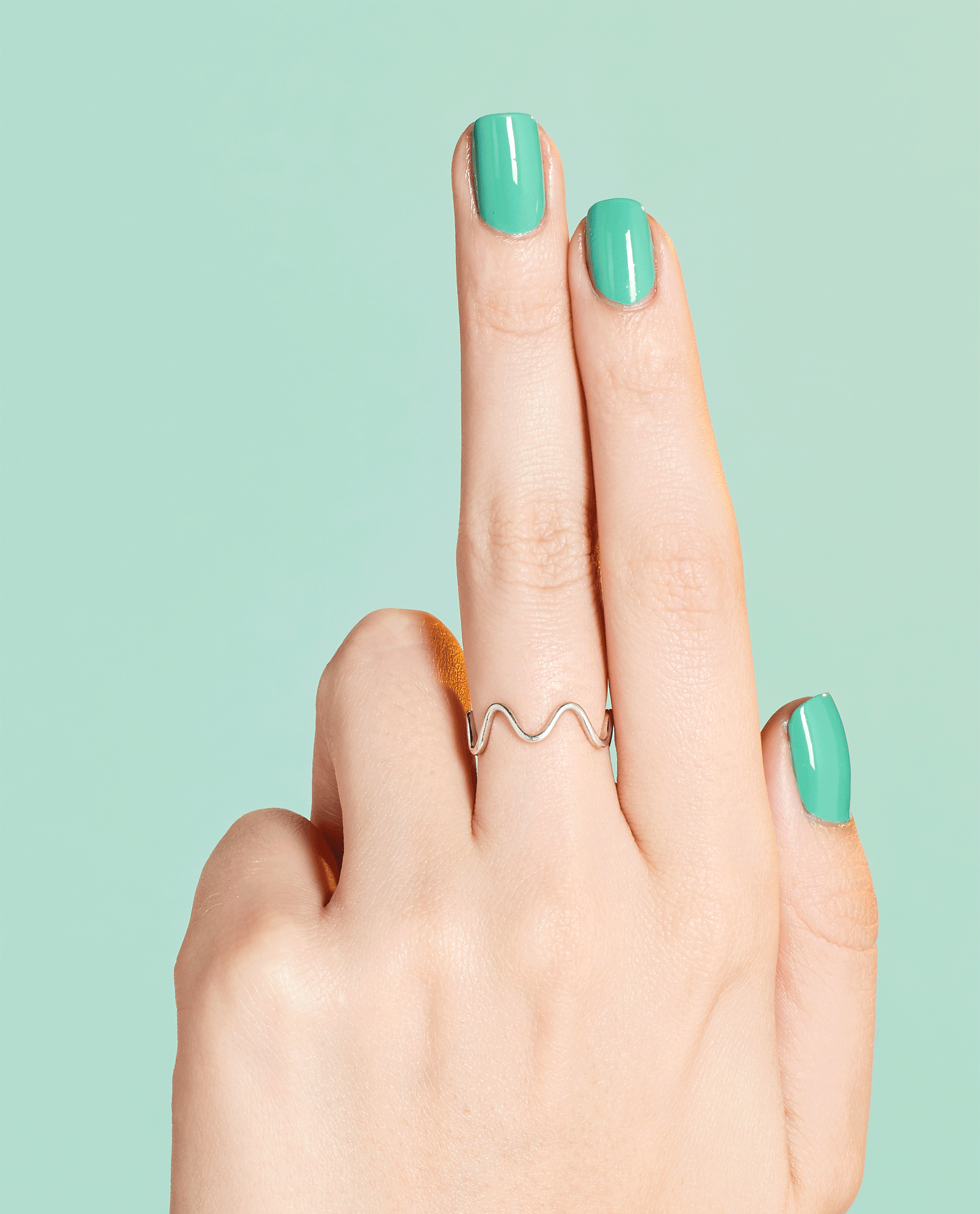 OPI My Dogsled is a Hybrid Green Dipping Powder GIF