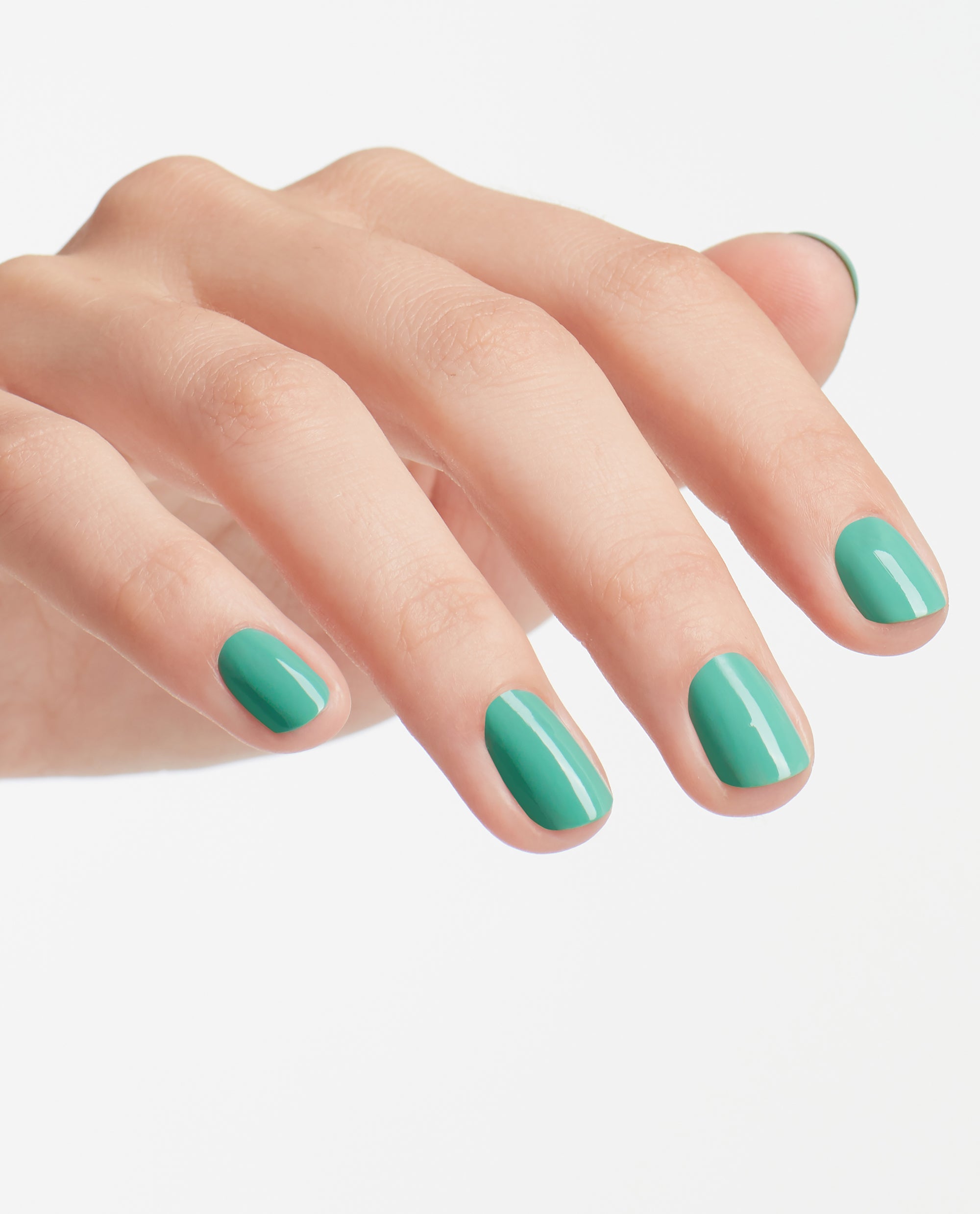 OPI My Dogsled is a Hybrid Green Dipping Powder Mani