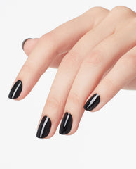 OPI My Gondola or Yours? Black Nail Polish Mani
