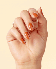 OPI My Italian is a Little Rusty Orange Gel Nail Polish GIF