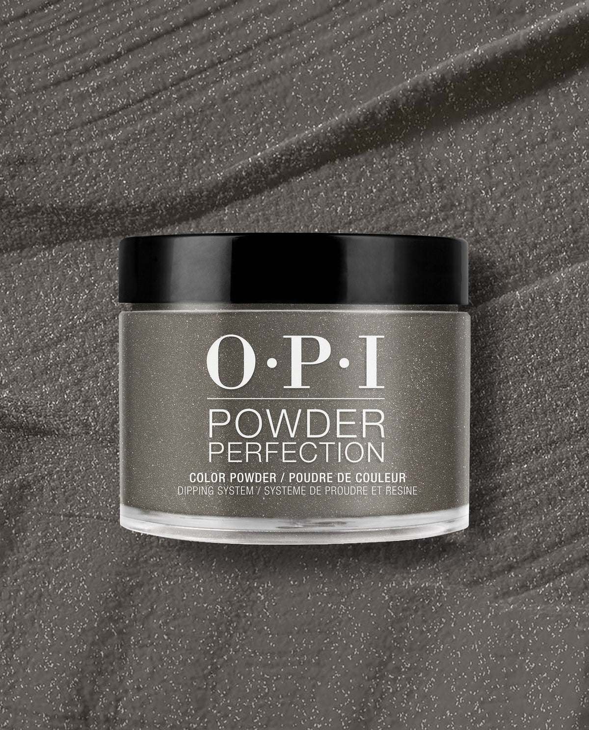 OPI My Private Jet Black Dipping Powder
