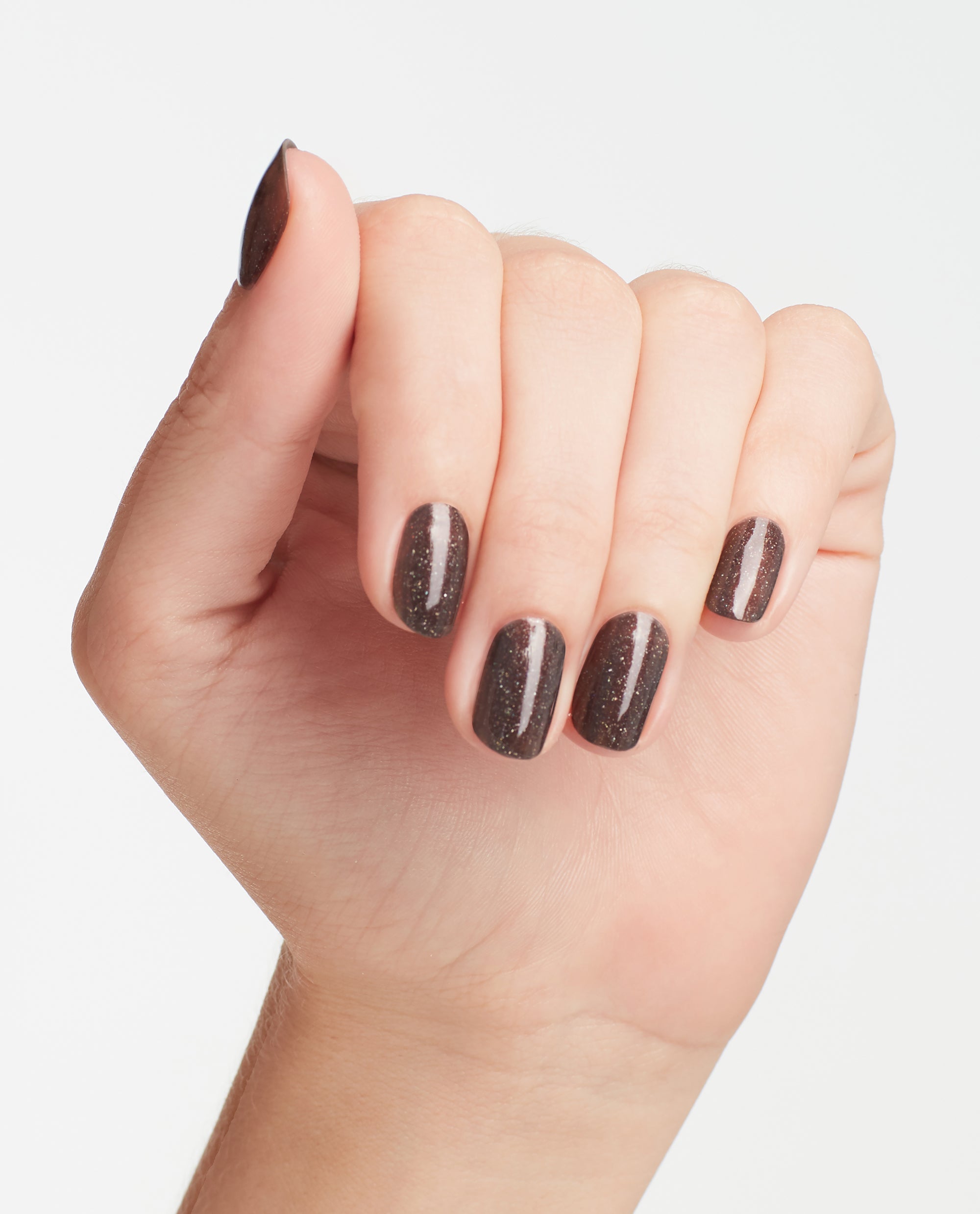 OPI My Private Jet Black Dipping Powder Mani