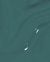 Glossy deep teal brush swatch of My Studio's on Spring nail lacquer, showcasing the smooth, creamy finish and rich color payoff of this OPI nail polish against a clean studio backdrop.