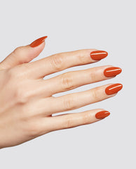 My Italian is a Little Rusty Orange Dipping Powder Mani