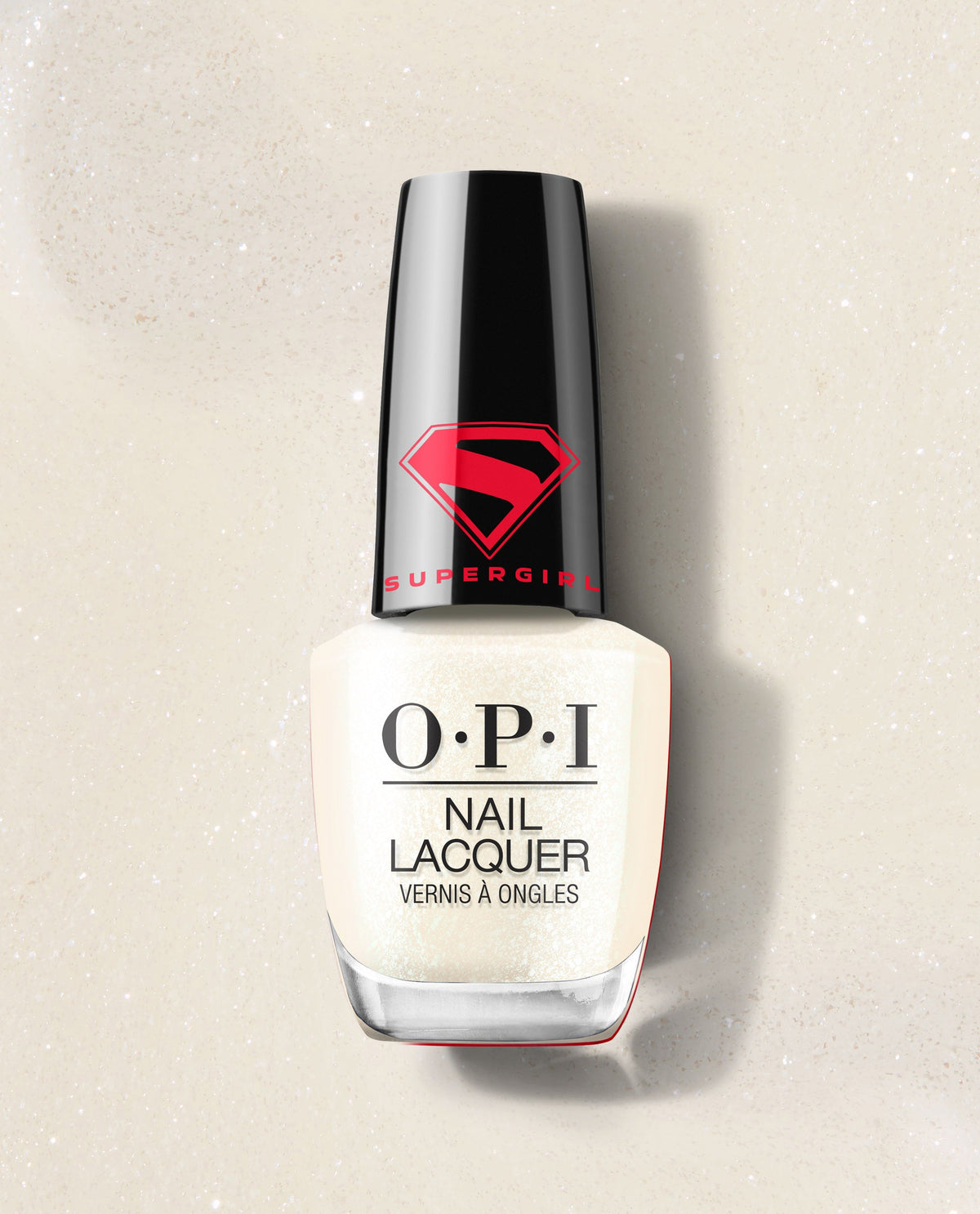 My Kryptonite Pearly White Shimmer Nail Polish