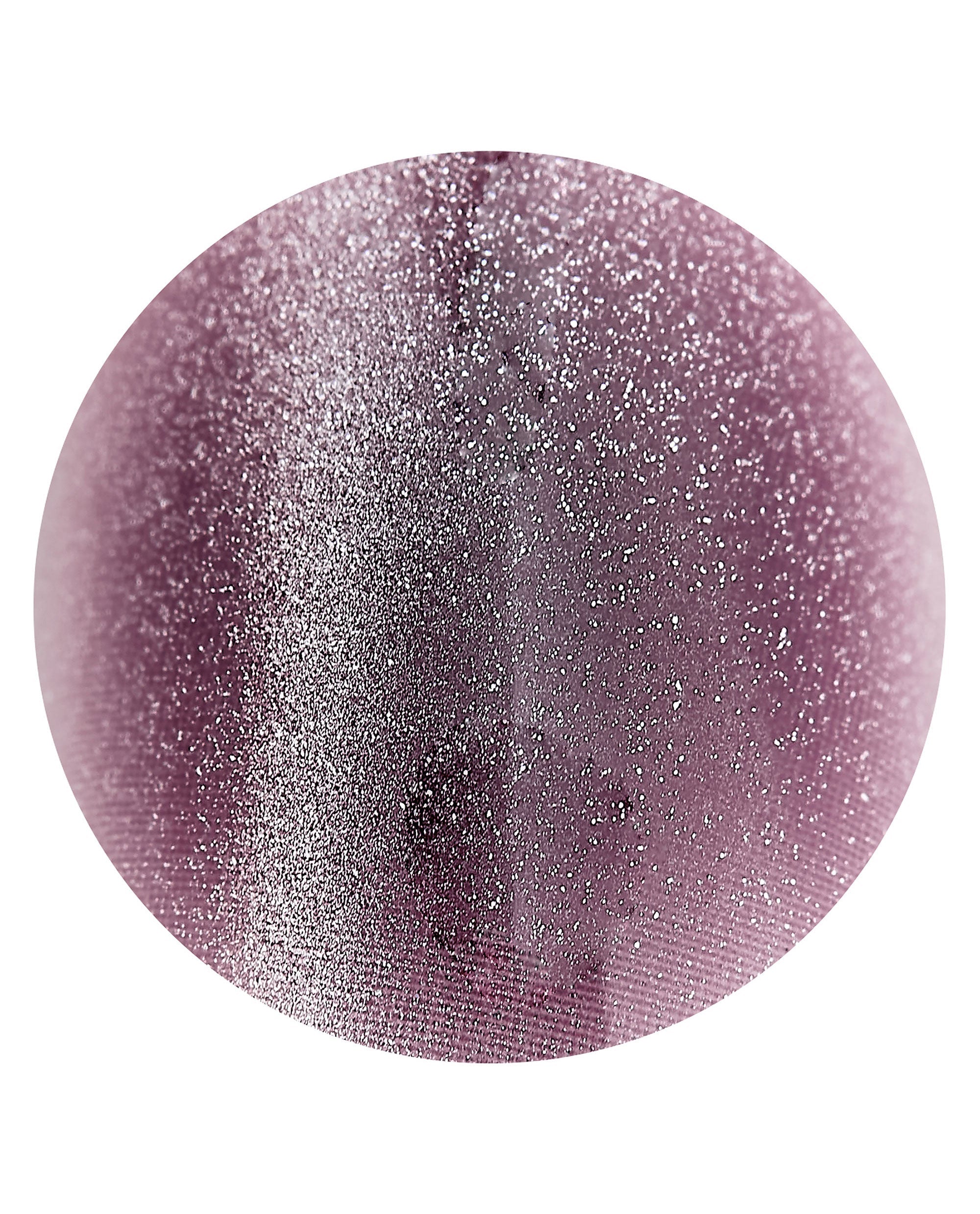 My Pink Aura OPI xPRESS/ON press-on nail shows a shimmery mauve-pink glitter finish in a close-up swatch, a sparkling choice for fall nail colors.