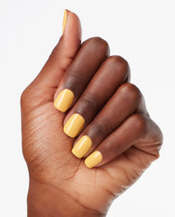 OPI Never a Dulles Moment Yellow Dipping Powder Mani