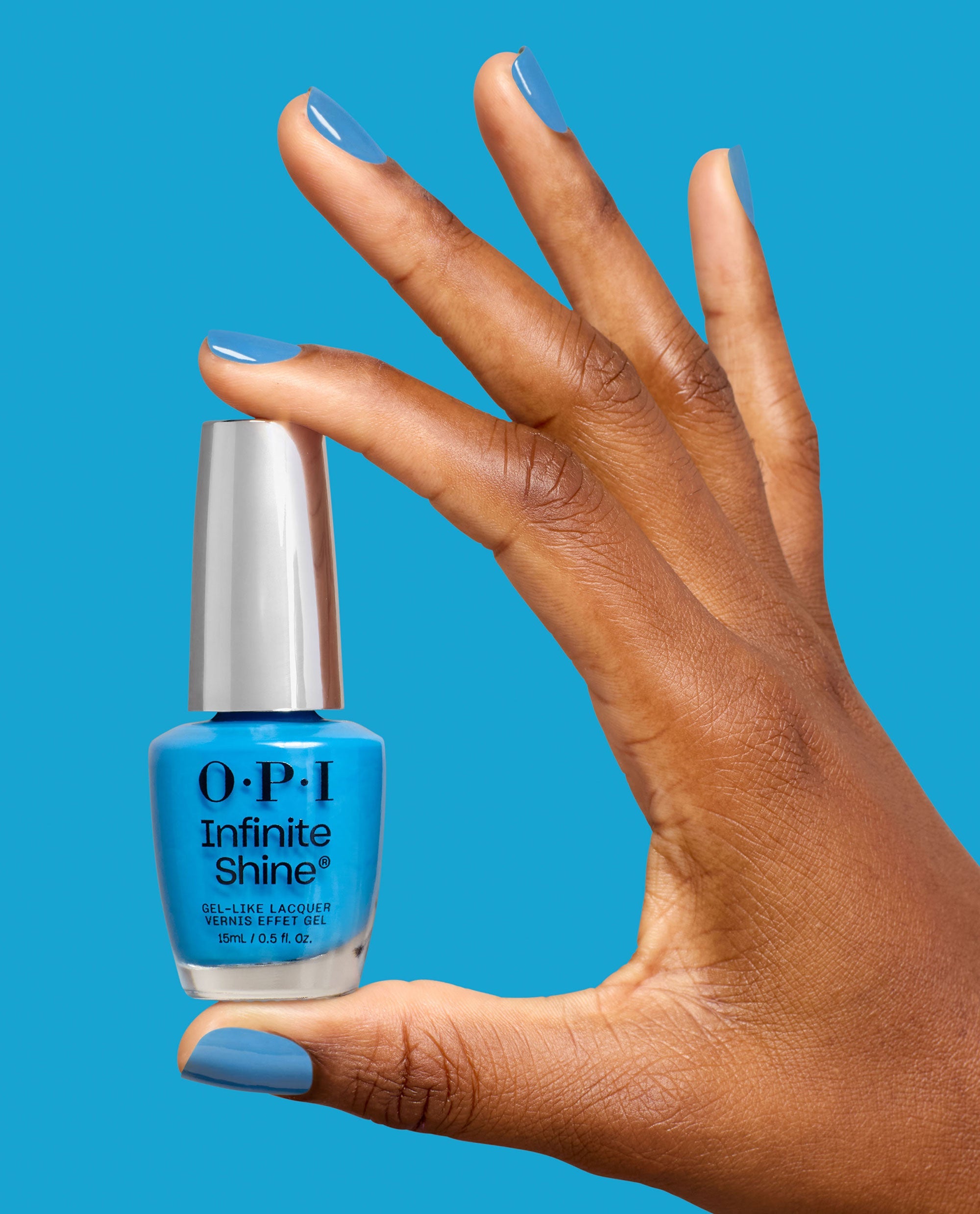 No Summer Blues Long Lasting Nail Polish Hand and Product