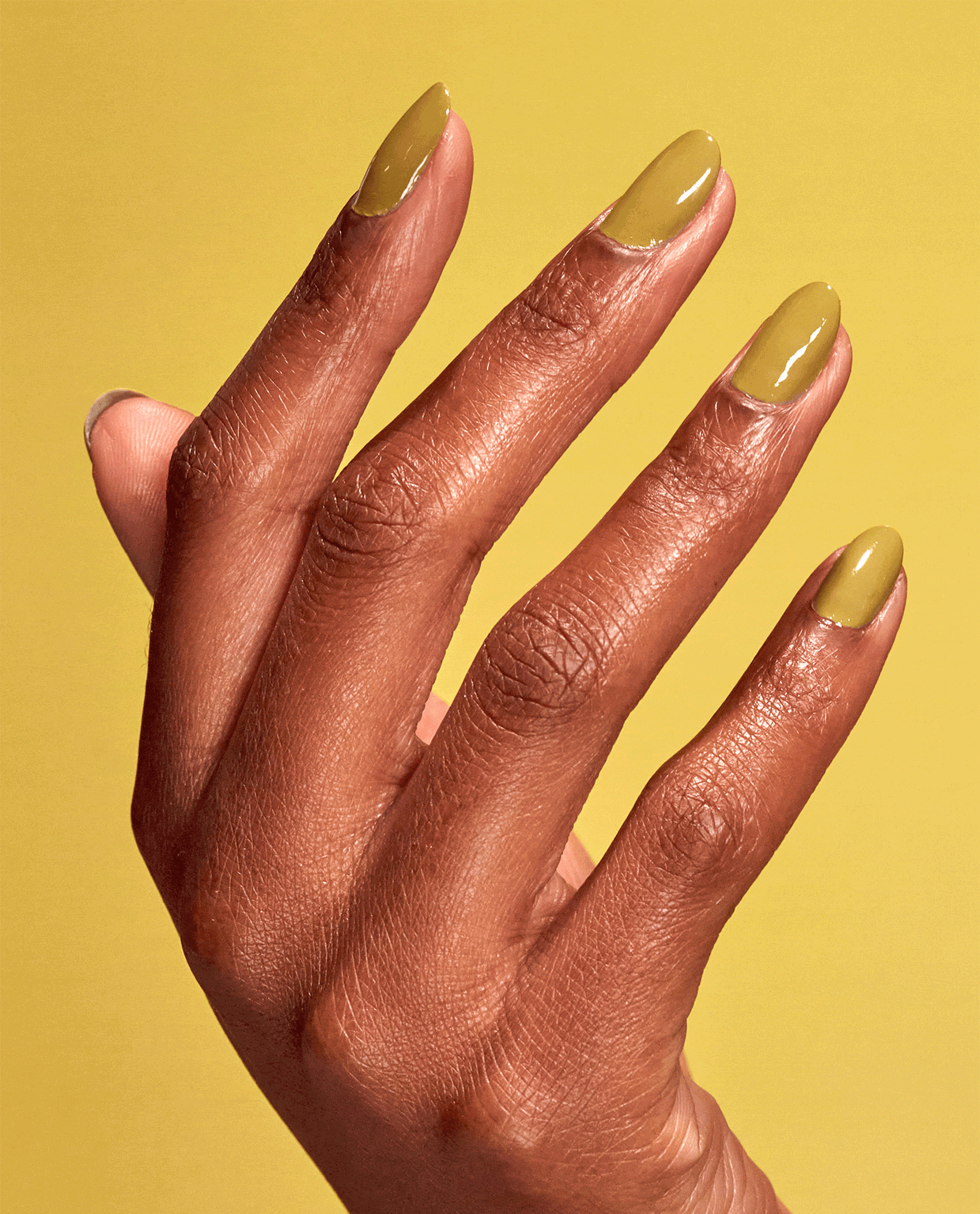 OPI Ochre to the Moon Yellow Nail Polish GIF