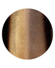 Olive My Nails OPI xPRESS/ON press-on nail color swatch showing a shimmering olive-brown metallic finish with golden magnetic sheen, ideal for fall nail colors on a white background.