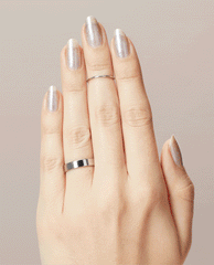 OPI Nails the Runway Gray Dipping Powder GIF