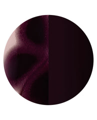 Over the Bloom Sticking Point nail color swatch shows a deep burgundy plum shade with glossy dotted texture on one side and smooth solid finish on a white background, ideal for OPI fall nail colors.