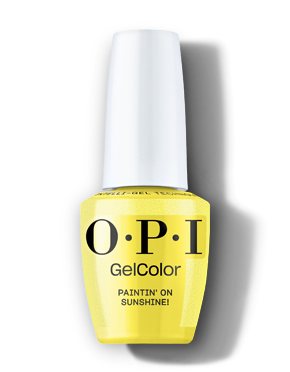 Paintin' on Sunshine! Vivid Yellow Shimmer Gel Nail Polish -pack_shot