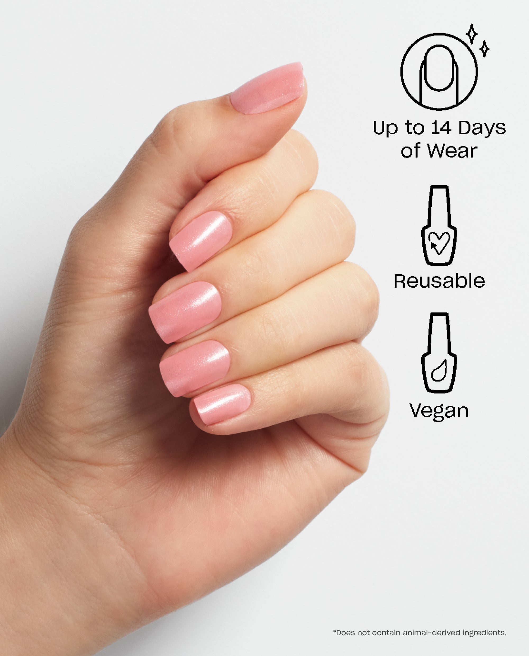 Princesses Rule! Pink Press-on Nails Benefits