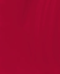 Red-veal Your Truth nail lacquer brush swatch showing a rich, glossy crimson red OPI nail polish spread in smooth, opaque coverage against a clean background, highlighting its vibrant color payoff and creamy formula for manicures and pedicures.