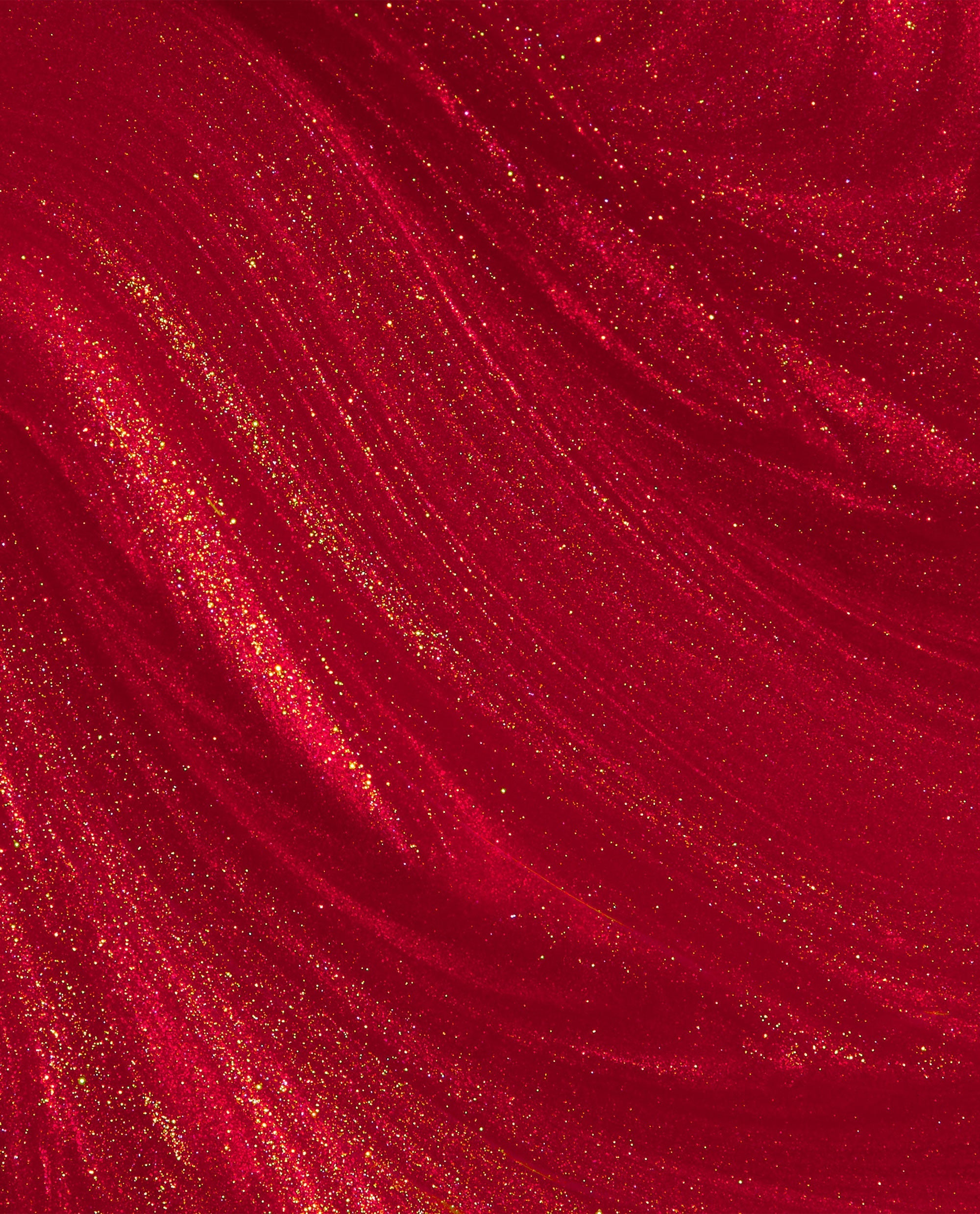 Red-y in Snow Time Red Quick-Dry Nail Polish Brush Swatch