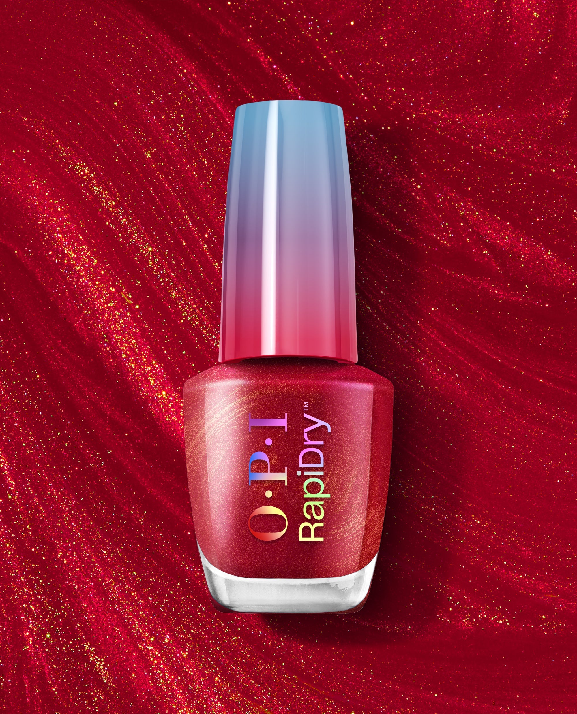Red-y in Snow Time Red Quick-Dry Nail Polish