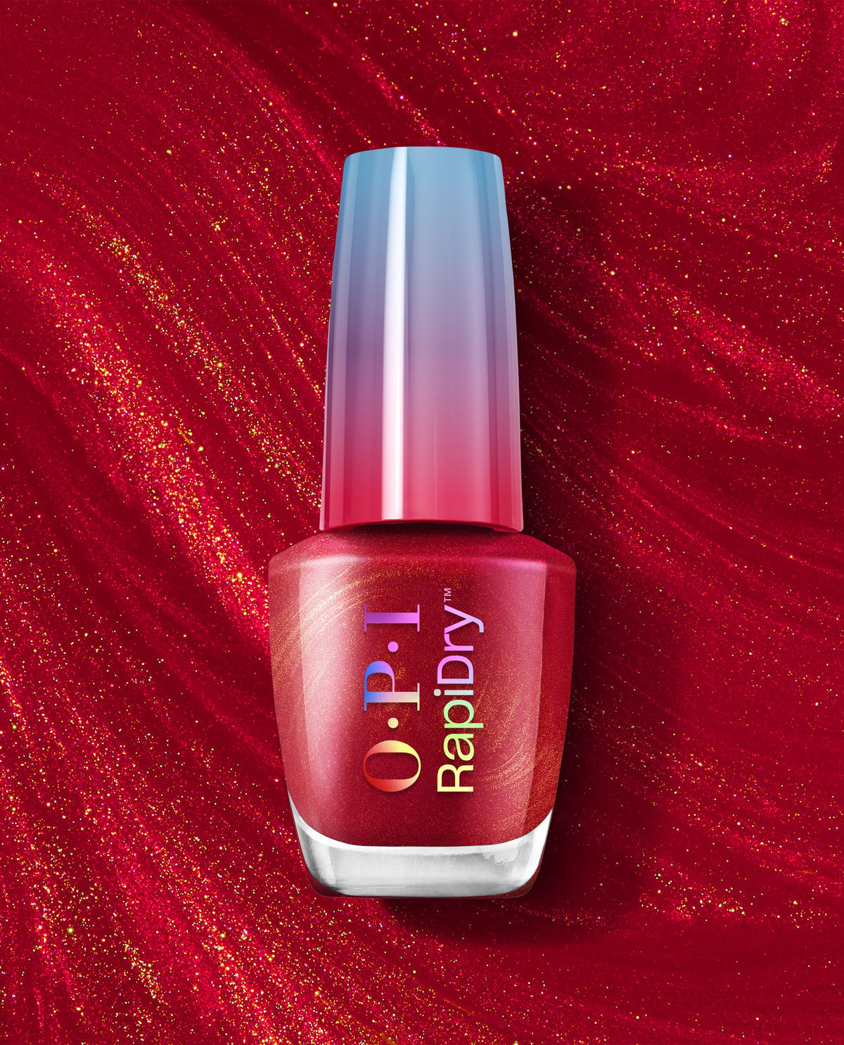 Red-y in Snow Time Red Quick-Dry Nail Polish