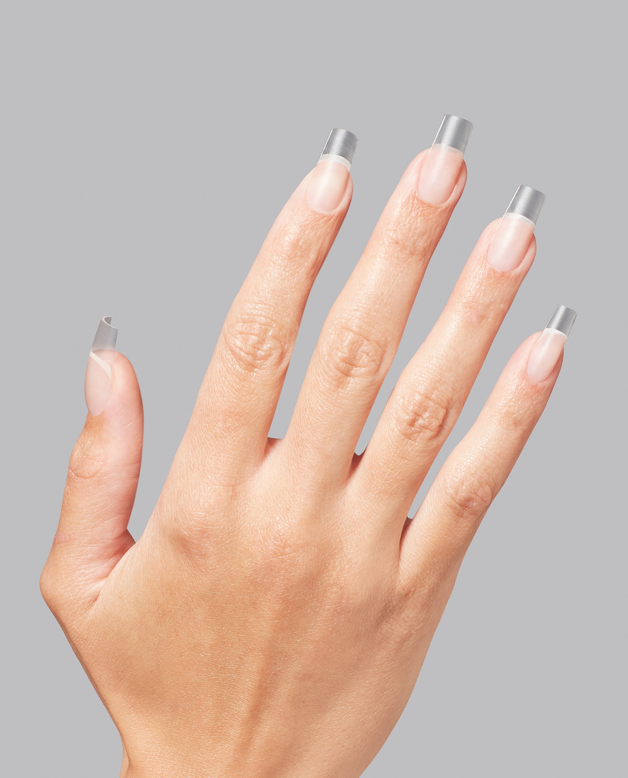 GELevate™ Soft Gel Tips Refill Pack - Square Shape Medium Length Mani