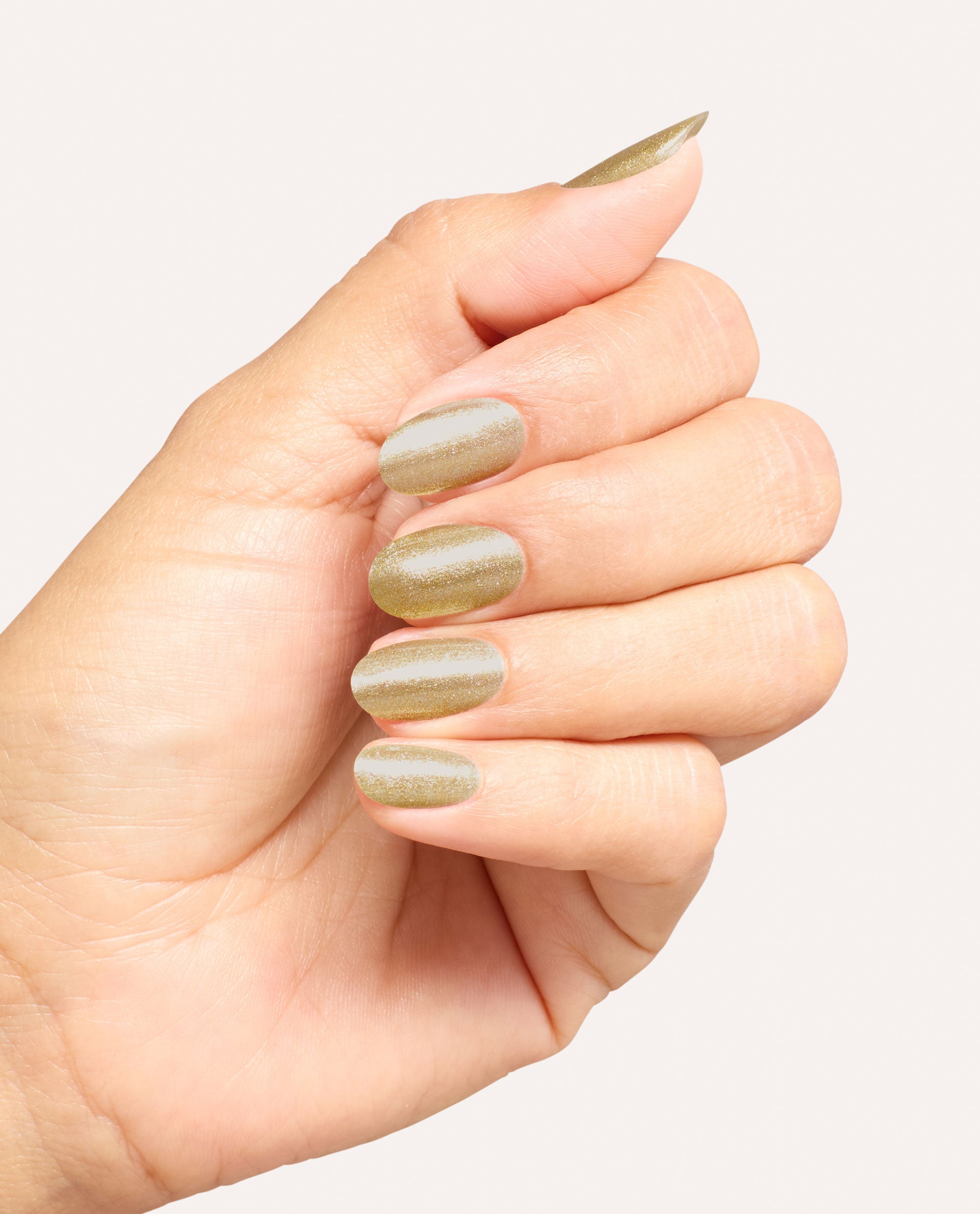 Revenge is Chic Galactic Gold Metallic Nail Polish Mani