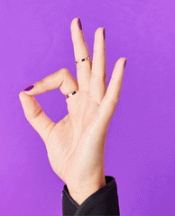 OPI Samurai Breaks a Nail Purple Nail Polish GIF