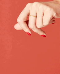 OPI She's a Bad Muffuletta! Red Nail Polish GIF