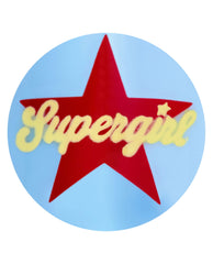 She’s a Hero Light Blue Press-On Nails Dot