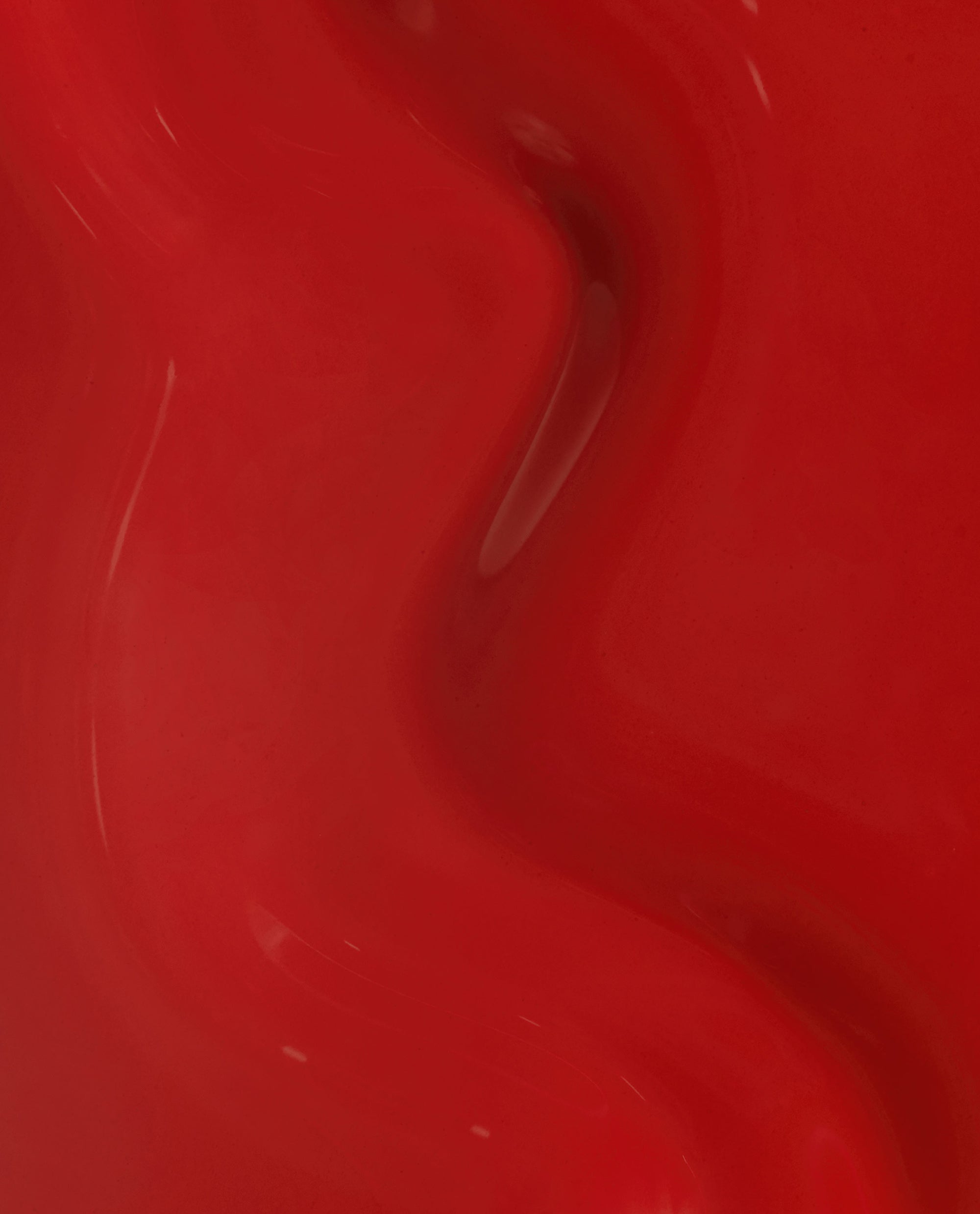 Single & Red-y at-home gel nail polish shows a glossy bright red OPI swatch with smooth shine, a bold choice for fall nail colors.