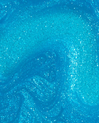 Sky Blue's the Limit Turquoise Shimmer Gel Nail Polish Swatch