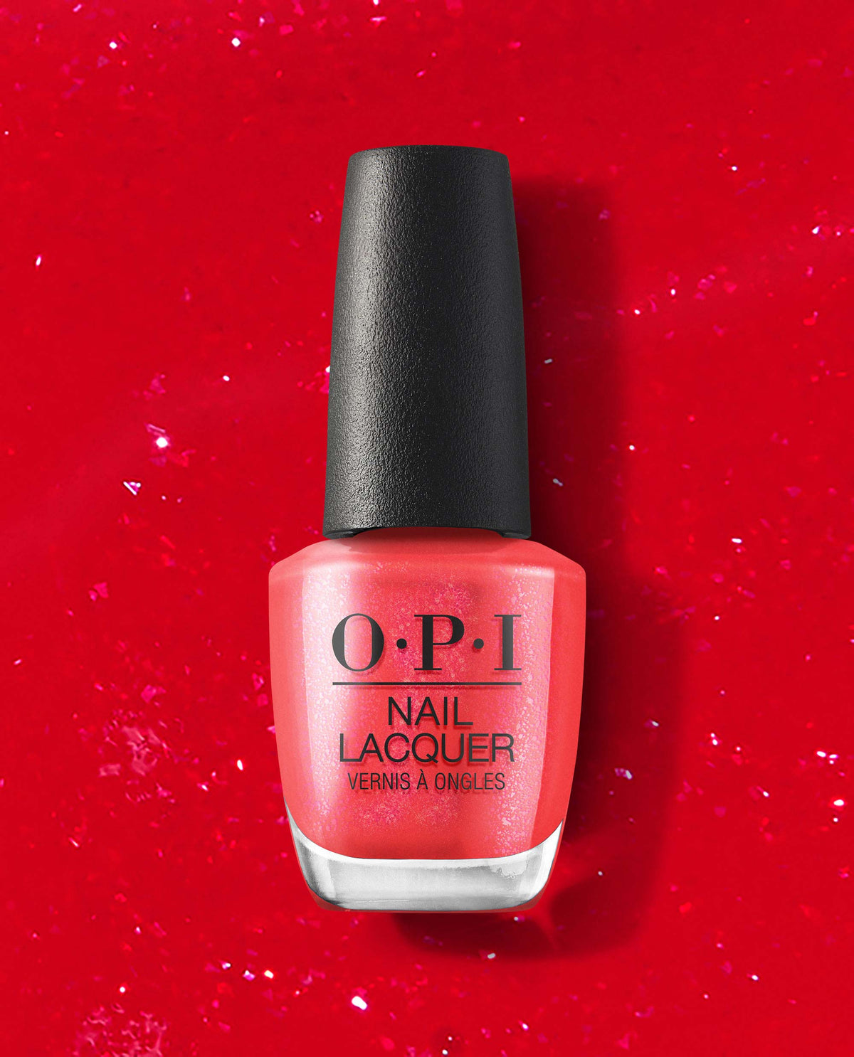 OPI Left Your Texts on Red Nail Polish
