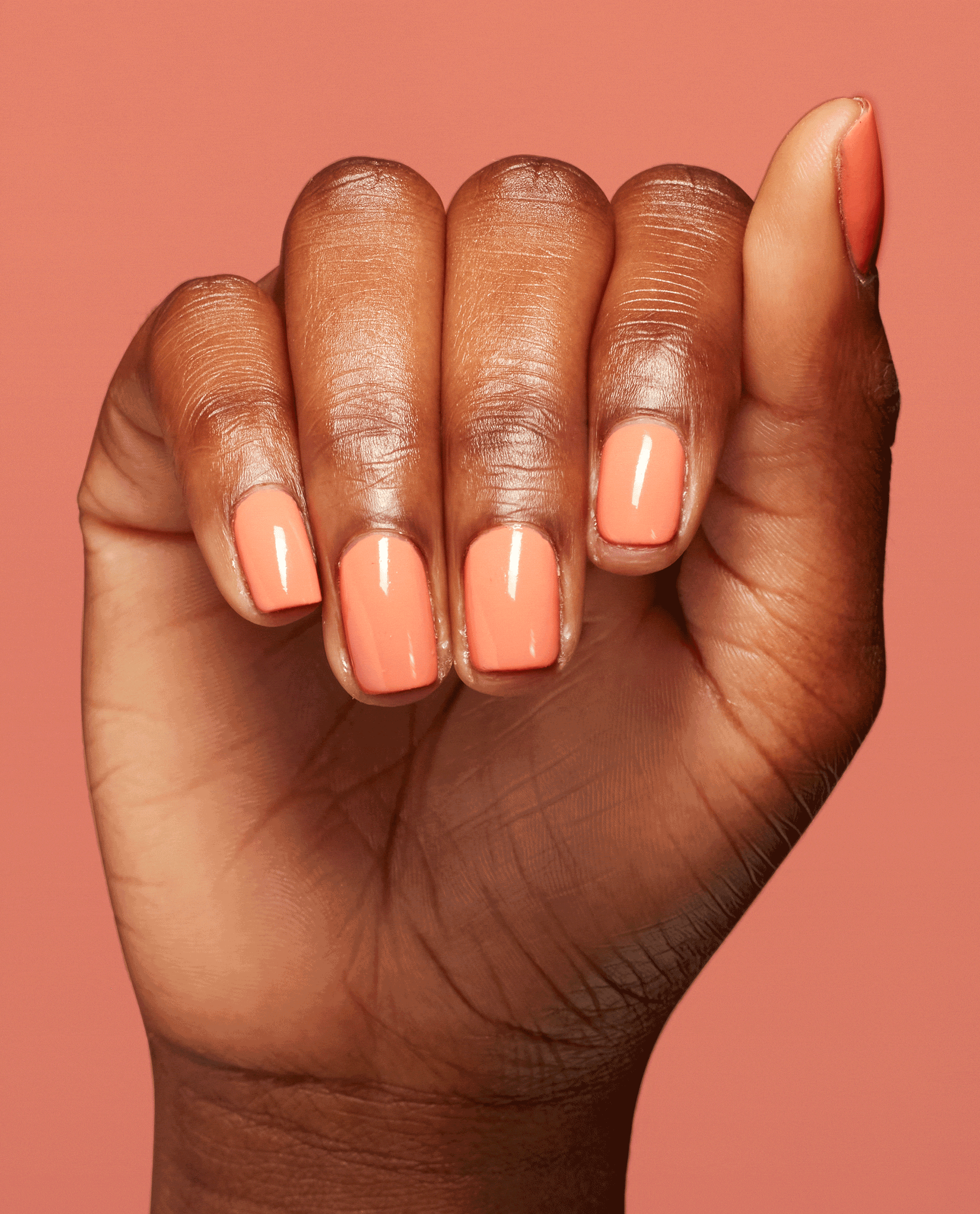 OPI Apricot AF Dipping Powder Gif