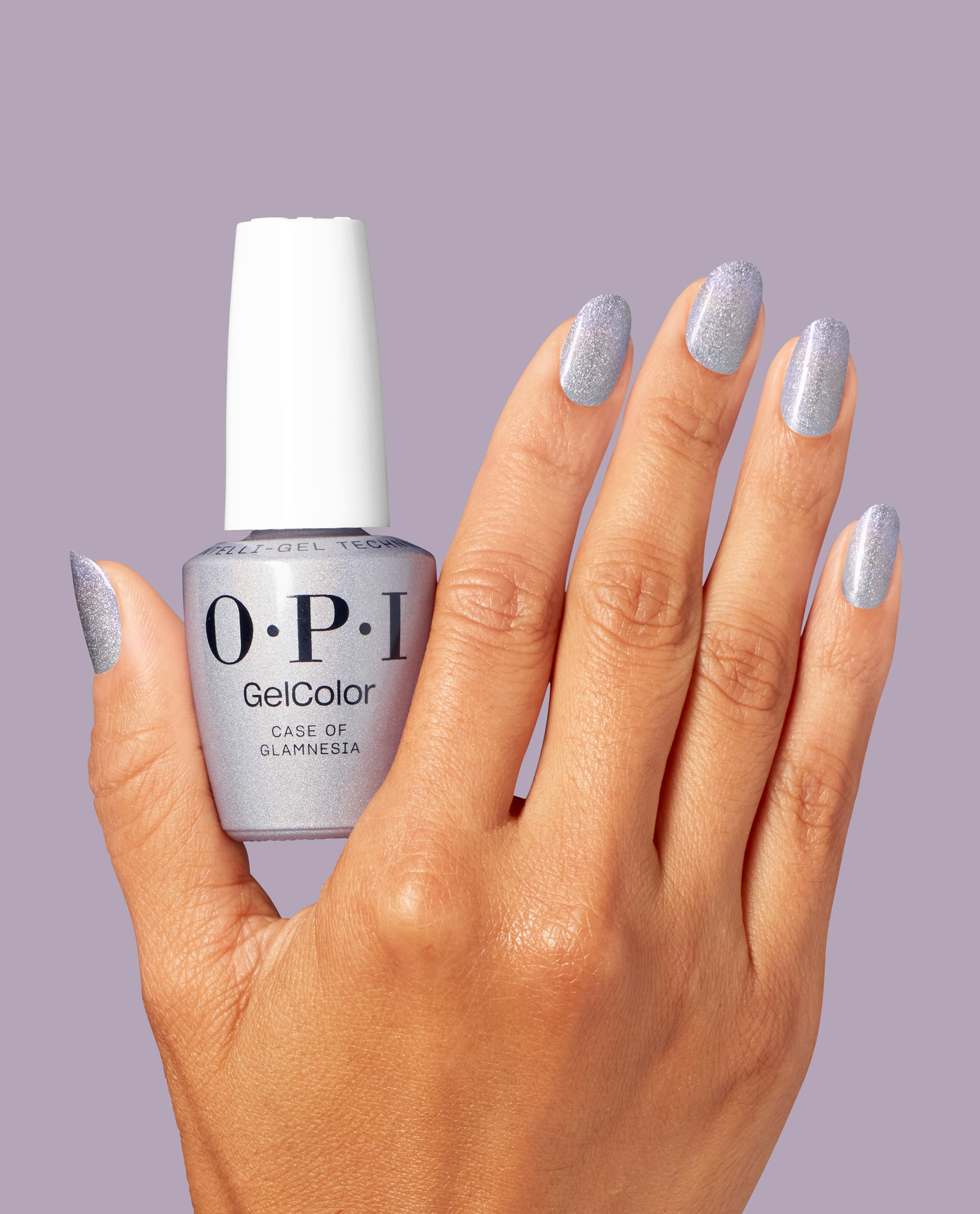 Case of Glamnesia Gel Nail Polish Hand and Bottle