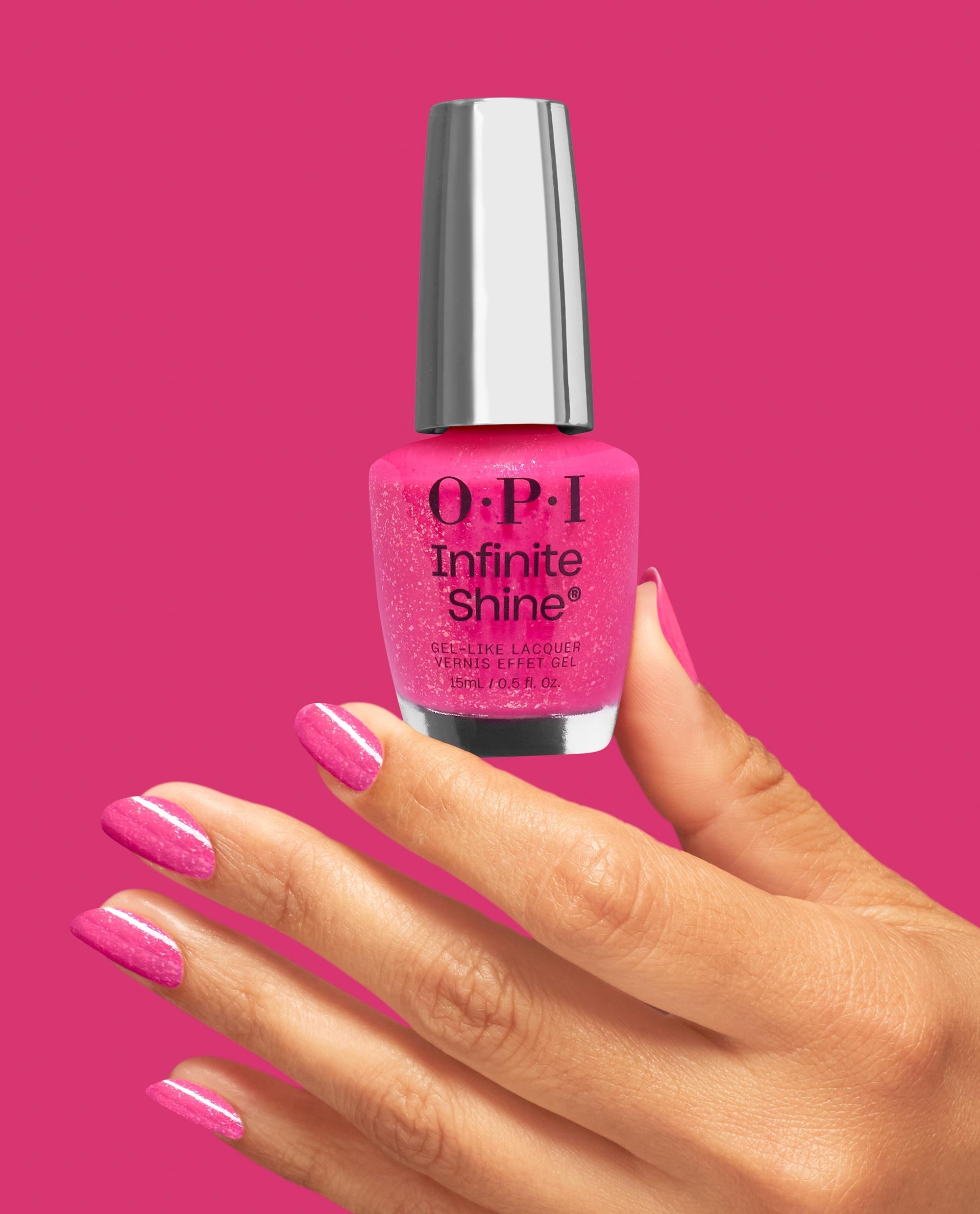 Glossed in Your Thoughts Long-Lasting Nail Polish Hand and Bottle