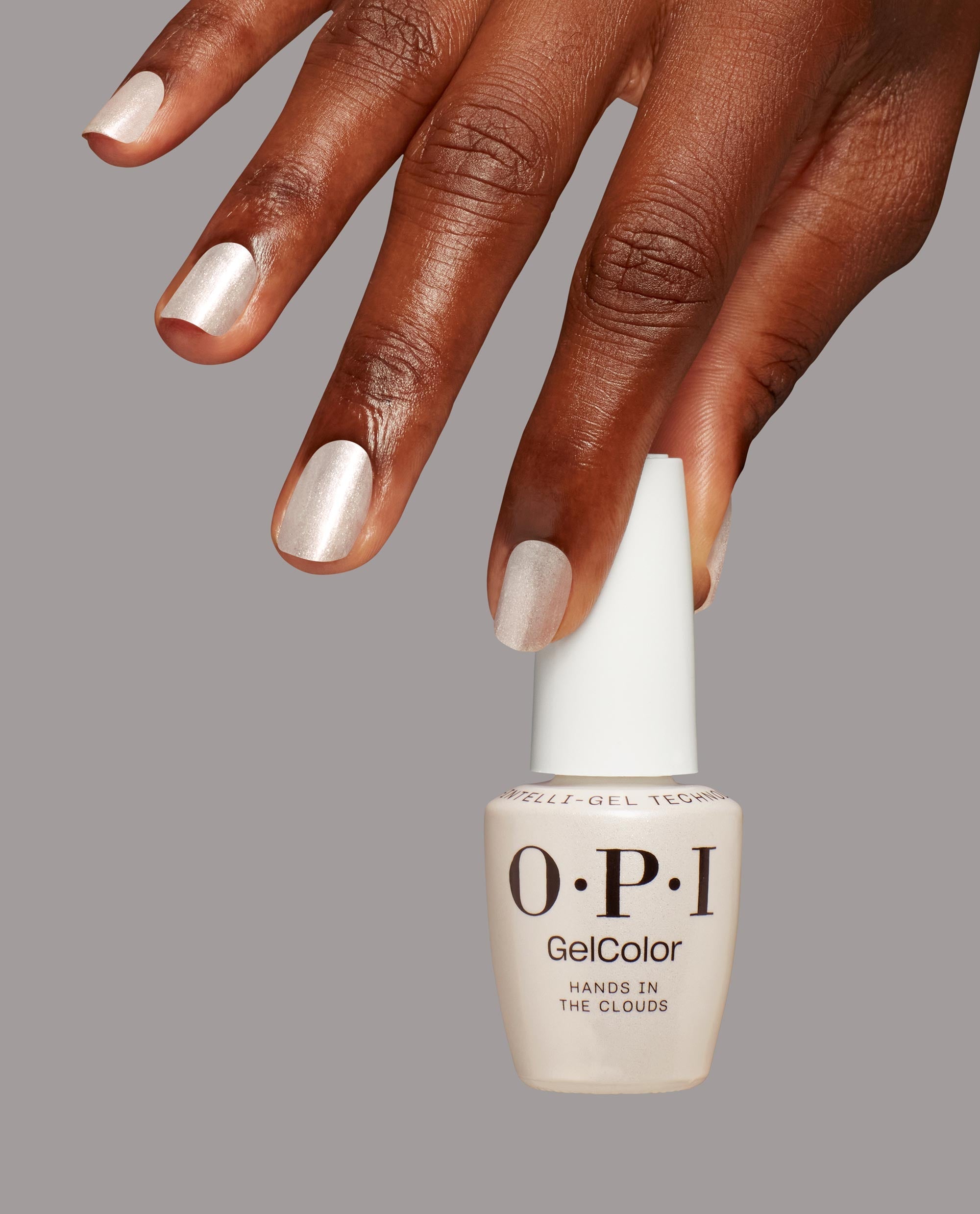 Hands in the Clouds Gel Nail Polish Hand and Bottle