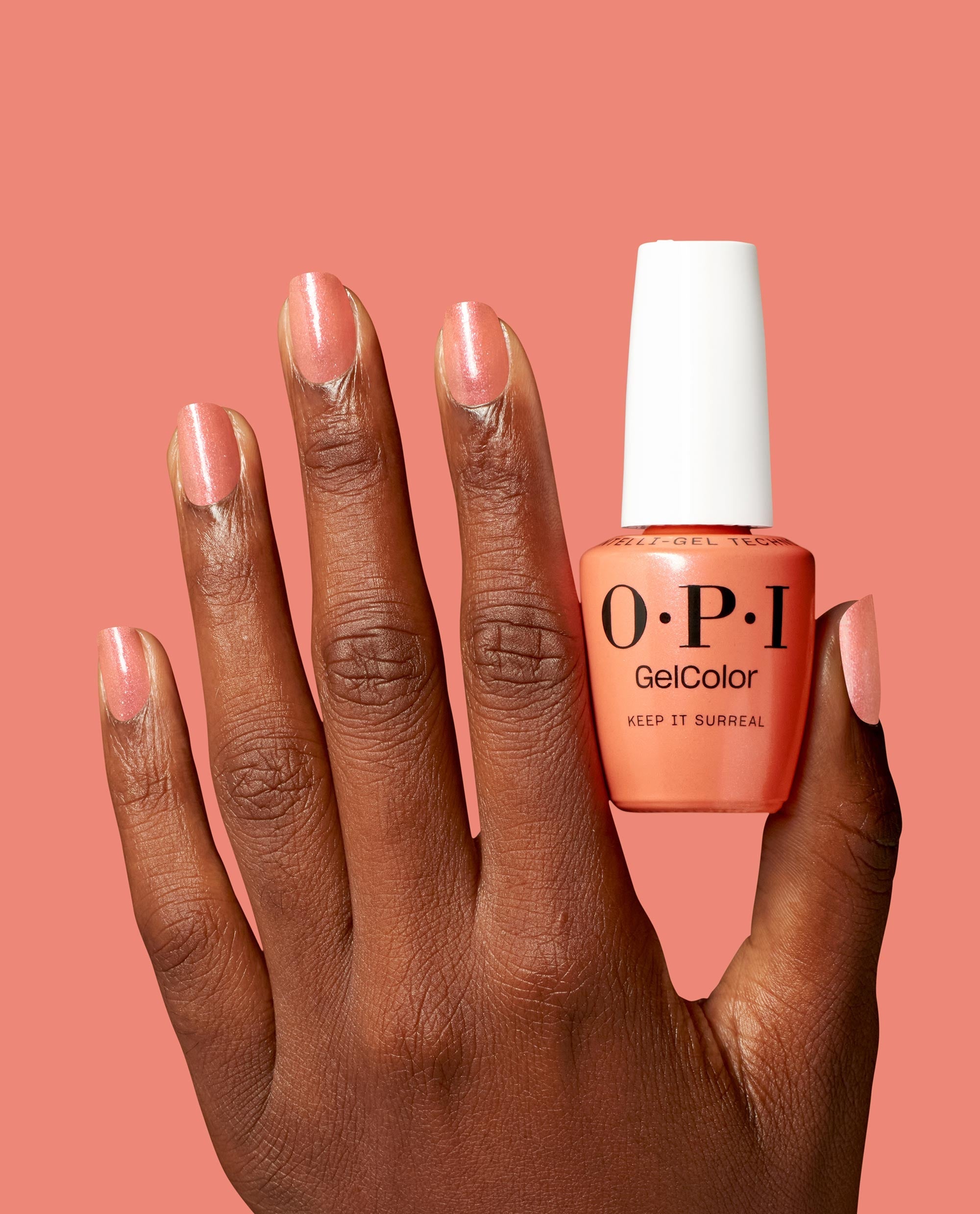 Keep it Surreal Gel Nail Polish Hand and Bottle