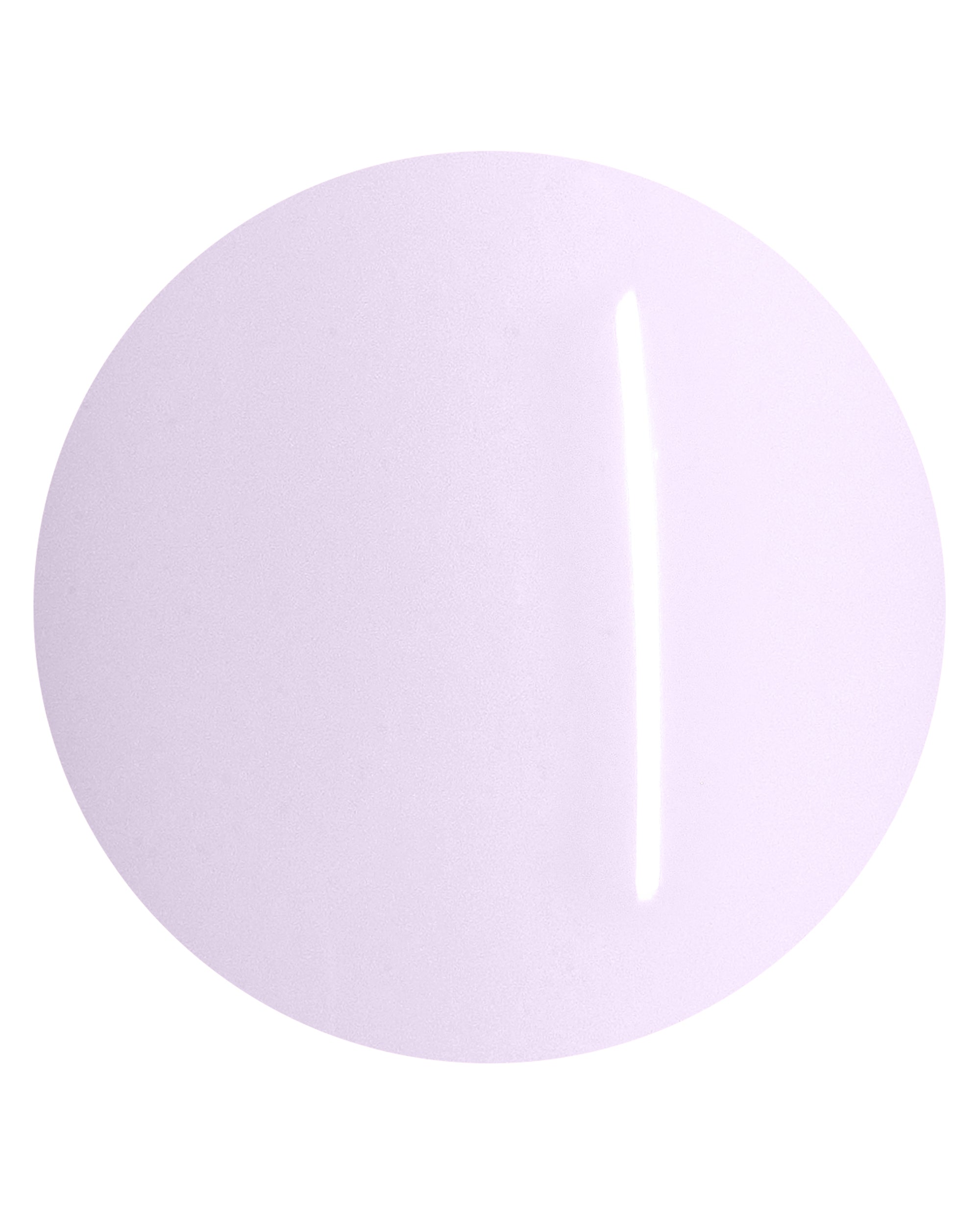 Polly Want a Lacquer? xPRESS/ON nail color swatch shows a glossy pale lavender OPI shade on a white background, a soft option among fall nail colors.