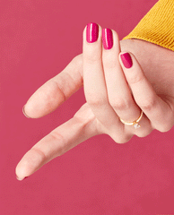 OPI Spare Me a French Quarter? Purple Nail Polish GIF