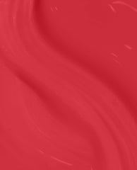 Special O-Cajun at-home gel nail polish swatch shows a glossy Cajun coral-red OPI trending shade with a smooth, reflective finish in a close-up texture view.