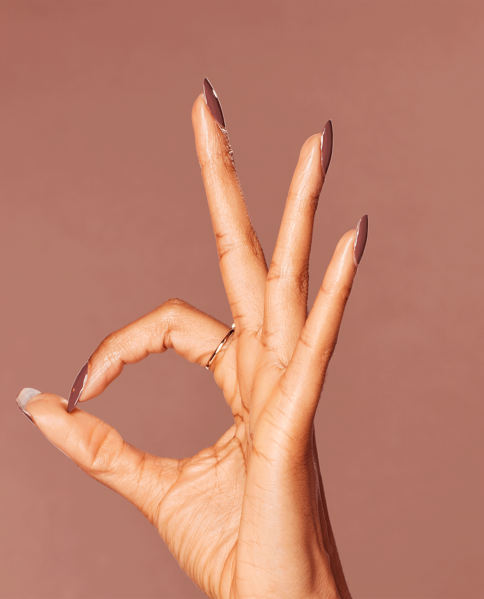 OPI Squeaker of the House Brown Dipping Powder GIF