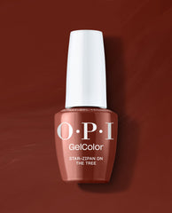 Star-zipan on the Tree Brown Gel Nail Polish