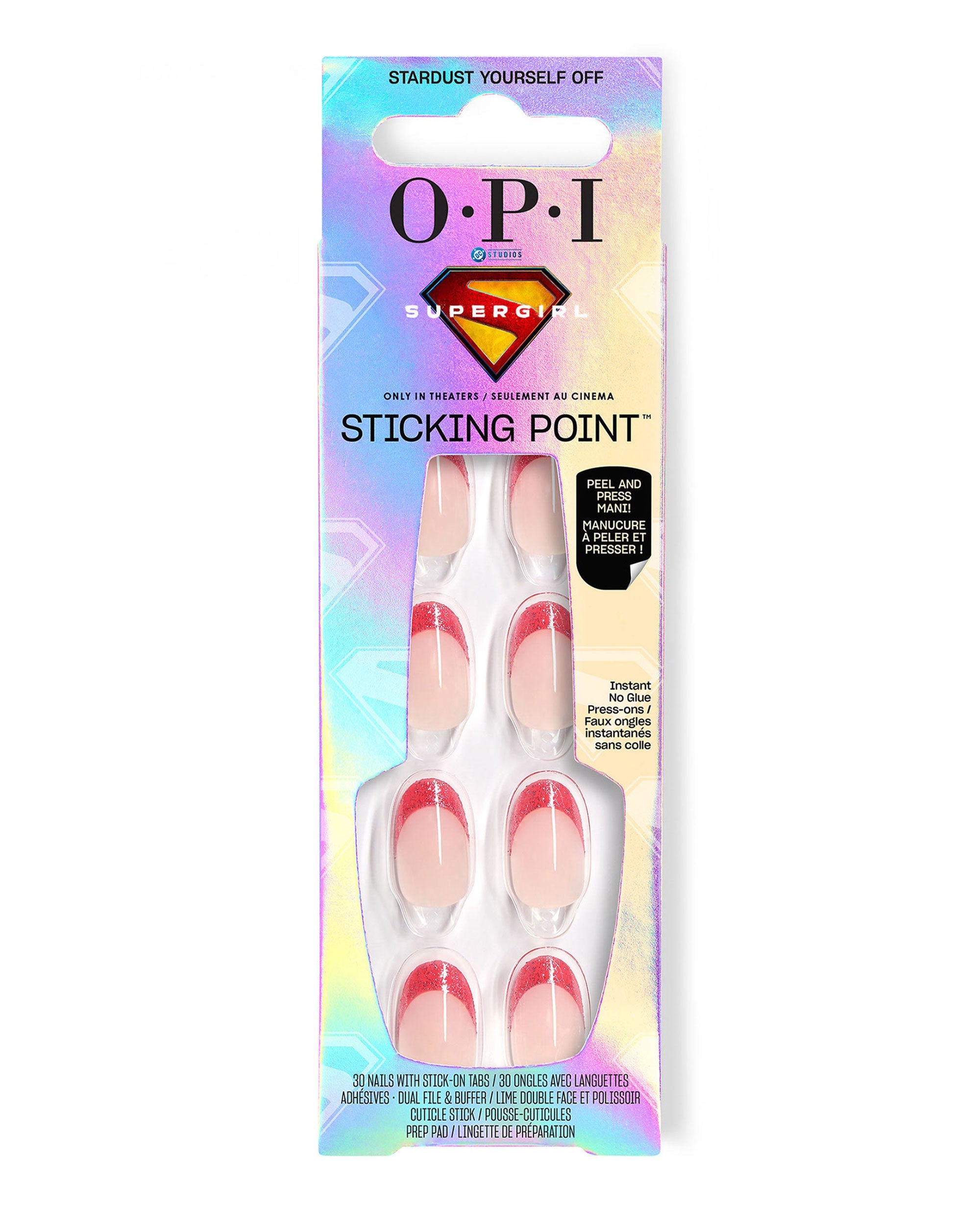 Stardust Yourself Off Sparkly Pink Tipped Press-On Nails Product
