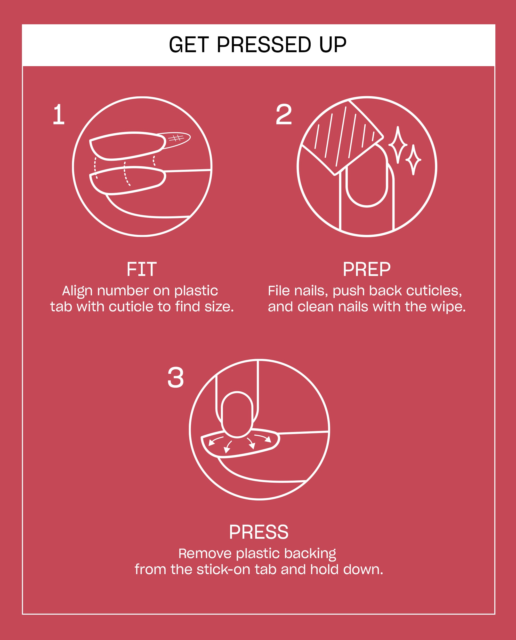 Stardust Yourself Off Sparkly Pink Tipped Press-On Nails How to Apply